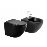 VELDMAN MISA WC VITO RIMLESS DESKA BIDET CZARNY
