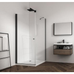 VELDMAN Kabina prysznicowa ATLANTA black 6 mm 70 x 70 cm