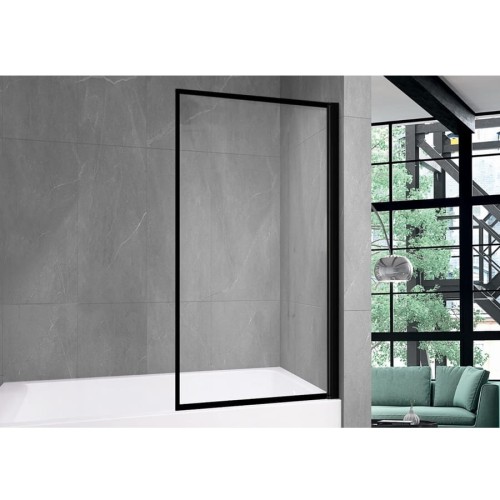 VELDMAN Parawan nawannowy czarny profil MADISON 100 cm