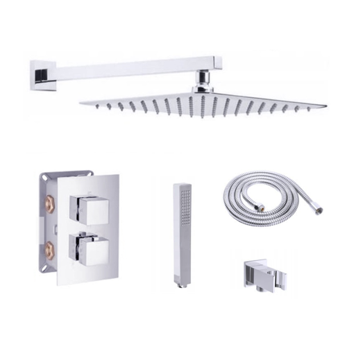 VELDMAN Zestaw podtynkowy EBOX deszczownia slim 25 cm 