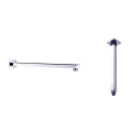Chromowane ramię ścienne i sufitowe do zestawu prysznicowego