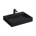 VELDMAN Czarna umywalka z konglomeratu DEXTER BLACK 50/1