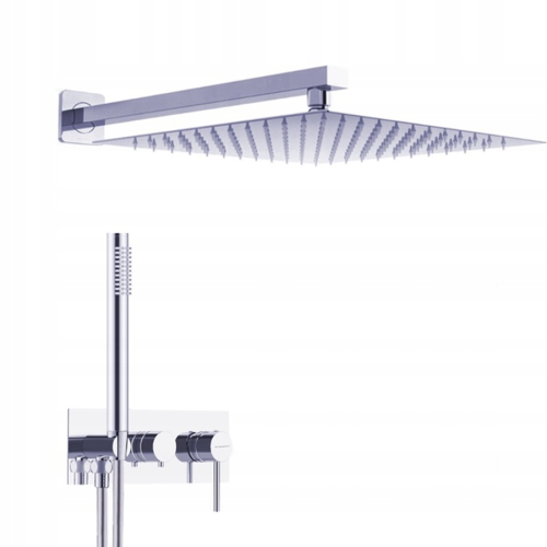 VELDMAN Zestaw podtynkowy COSTA-2 deszczownica slim 25 cm