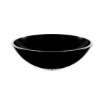 VELDMAN Czarna szklana umywalka HC6014 BLACK