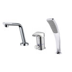 VELDMAN Bateria wannowa 3-otworowa NERINA chrom 1224