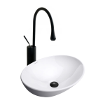 VELDMAN Umywalka ceramiczna 40 cm VERA