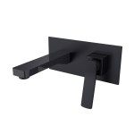 VELDMAN Bateria umywalkowa ścienna CZARNA MAT NEGRO black
