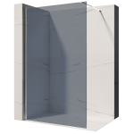 VELDMAN Ścianka prysznicowa grafitowa FB11 8 mm WALK-IN 100 cm 