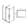 Rysunek techniczny kabiny prysznicowej ODEA VELDMAN.png