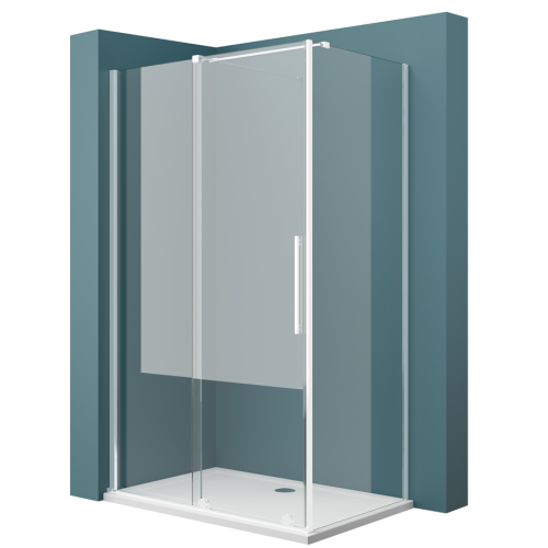 VELDMAN Kabina prysznicowa przesuwna LEA 8 mm 110x70 cm