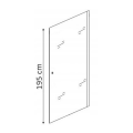 Rysunek techniczny drzwi prysznicowych z wysokością 195 cm.png