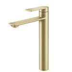 VELDMAN Bateria umywalkowa wysoka LIVIA złota szczotkowana brush gold