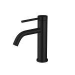 VELDMAN Czarna bateria umywalkowa COSMA black niska
