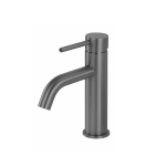 VELDMAN Grafitowa bateria umywalkowa Costa niska tytan