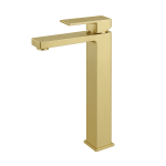 VELDMAN Bateria umywalkowa wysoka QUADRO złota szczotkowana gold brush