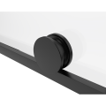 Czarna rolka drzwiowa kabiny prysznicowej Veldman.png