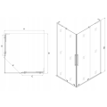 Rysunek techniczny kabiny prysznicowej Veldman.png