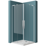VELDMAN Przesuwna kabina prysznicowa DAKOTA DUO 8 mm 80x90 cm