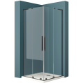 Kabina prysznicowa TEXAS DUO Veldman z przesuwnymi drzwiami wykonana z przezroczystego szkła z okuciami w kolorze szczotkowany tytan.png