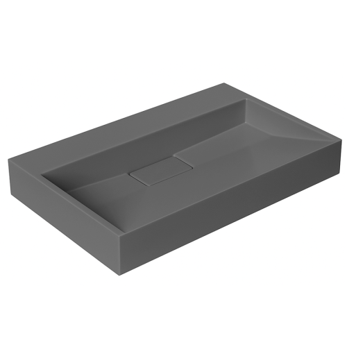 VELDMAN Szara umywalka z konglomeratu DEXTER GREY MAT 60/0