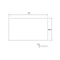 Rusynek techniczny blatu o wymiarach 101x46,5x15 mm
