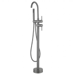 VELDMAN Bateria wannowa wolnostojąca COSTA tytan szczotkowany