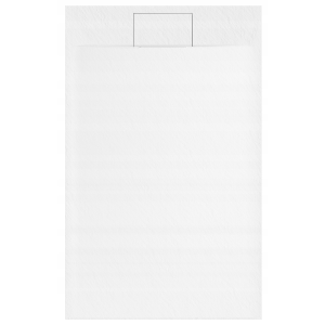 VELDMAN Biały brodzik prysznicowy TOLEDO SLIM 100 x 120 cm syfon