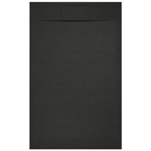 VELDMAN Brodzik prysznicowy TOLEDO SLIM czarny 100 x 140 cm syfon