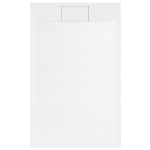 VELDMAN Biały brodzik prysznicowy TOLEDO SLIM 100 x 140 cm syfon