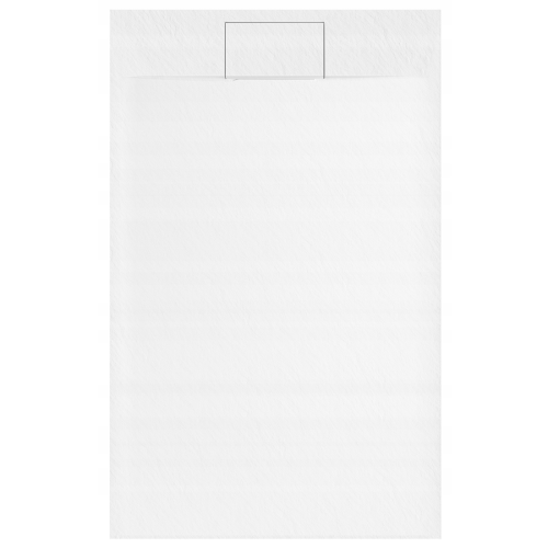 VELDMAN Biały brodzik prysznicowy TOLEDO SLIM 100 x 140 cm syfon