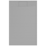 VELDMAN Brodzik prysznicowy TOLEDO SLIM szary 100 x 120 cm syfon