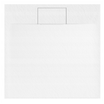 VELDMAN Biały brodzik prysznicowy TOLEDO SLIM 100 x 100 cm syfon