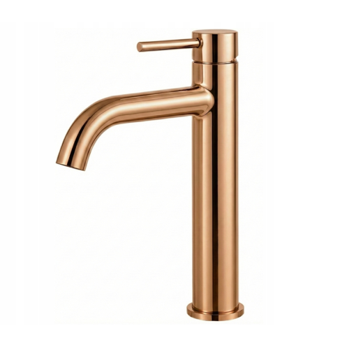 VELDMAN Bateria umywalkowa COSTA wysoka ROSE GOLD MIEDŹ