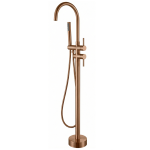 VELDMAN Bateria wannowa wolnostojąca COSTA MIEDŹ SZCZOTKOWANA