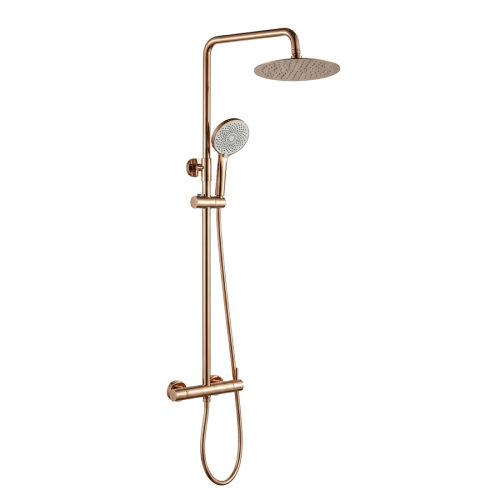 VELDMAN Zestaw prysznicowy natynkowy COSTA ROSE GOLD MIEDŹ