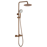 VELDMAN Zestaw prysznicowy natynkowy COSTA MIEDŹ SZCZOTKOWANA