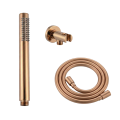 Słuchawka, wąż i przyłącze okrągłe 2w1 w kolorze rose gold