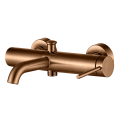 Bateria wannowa ścienna Costa w kolorze miedź szczotkowana