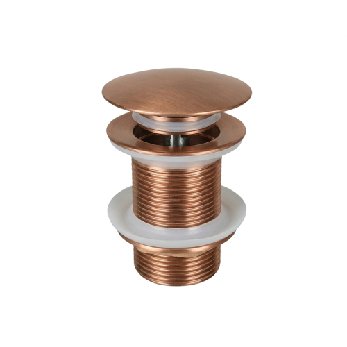 VELDMAN Korek klik klak bez przelewu MIEDŹ SZCZOTKOWANA