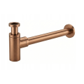 Okrągły syfon do umywalek w kolorze miedź szczotkowana Veldman.png