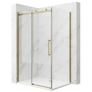 VELDMAN Kabina prysznicowa przesuwna NESSA 8 mm 120 x 100 cm