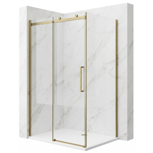 VELDMAN Kabina prysznicowa przesuwna NESSA 8 mm 120 x 100 cm