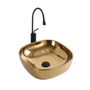 VELDMAN Umywalka ceramiczna ATLANTA złota