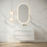 VELDMAN Szafka łazienkowa wisząca LINDA 60 cm biała