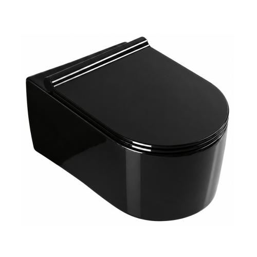 VELDMAN CZARNA MISA WC LORENT BLACK DESKA DUROPLAST