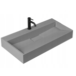 VELDMAN Szara umywalka z konglomeratu DEXTER GREY MAT 80/1