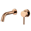 Ścienna bateria COSTA Veldman w kolorze rose gold