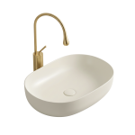 VELDMAN Umywalka ceramiczna ANNA SLIM 60 cm BEŻOWY MAT kaszmir