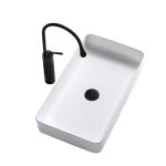 VELDMAN Umywalka ceramiczna nablatowa CUBIC SLIM