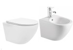 VELDMAN MUSZLA WC VERA RIMLESS + BIDET + DESKA